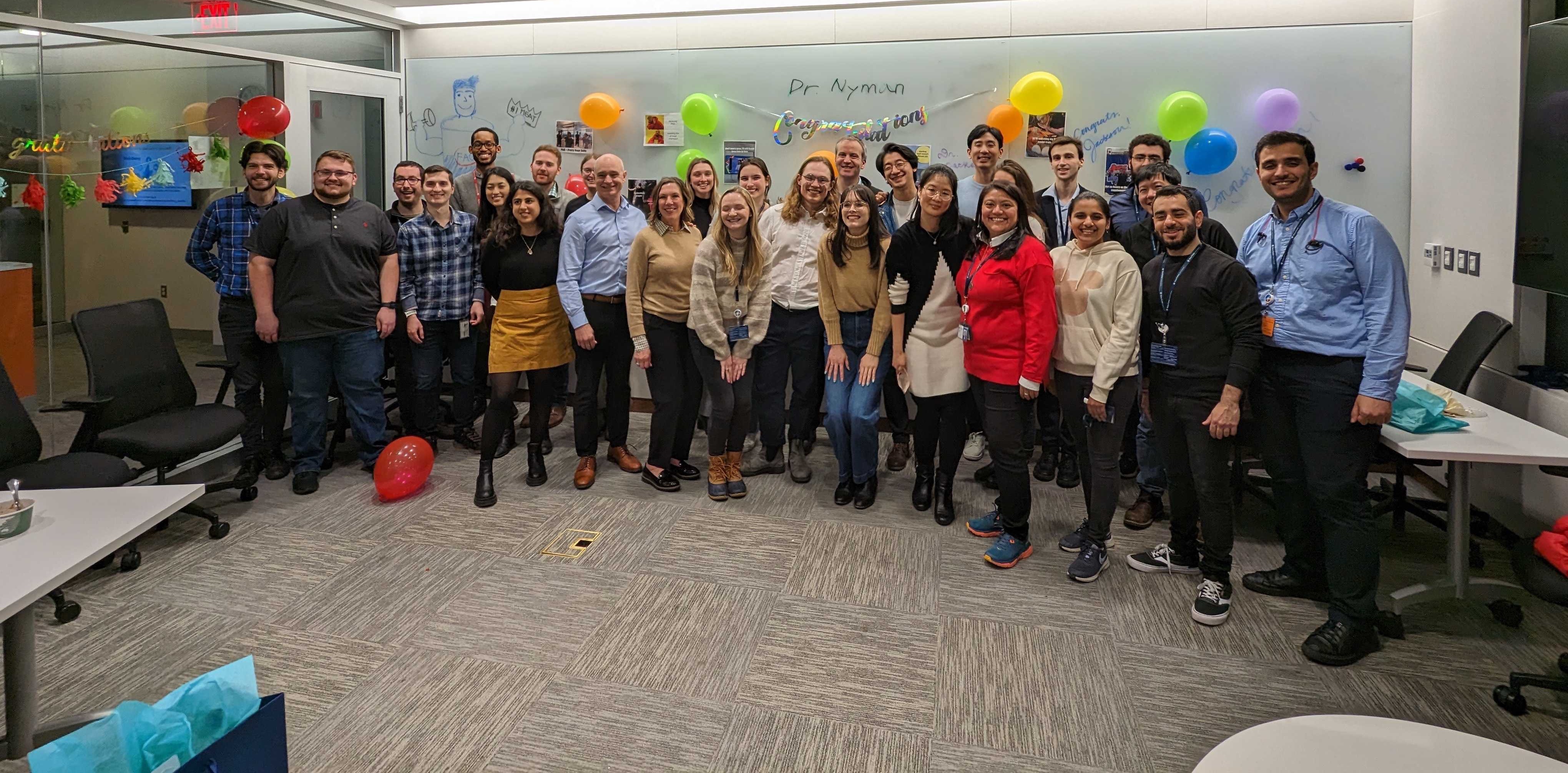 Group Photo with the Van Allen Lab
